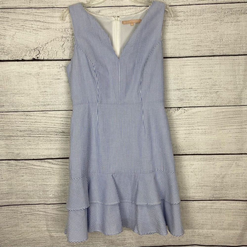 Hutch Seersucker Sleeveless Dress Size 4 - Picture 3 of 8